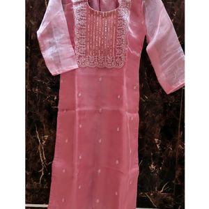 Organza Kurta Set