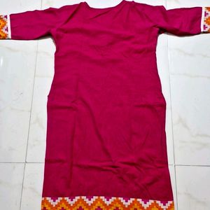 Pink color Designer Kurti