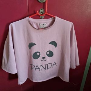 Lavender Panda CROP top