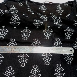 Black Printed Kurta 🖤🛍️