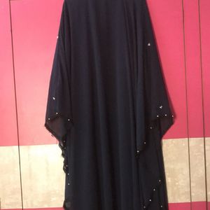 Black And Blue Abaya