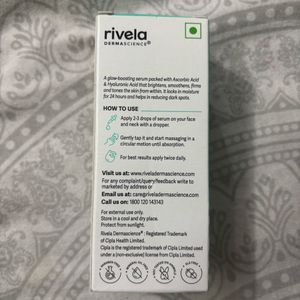 Rivela 10% vitamin C serum with hyaluronic acid