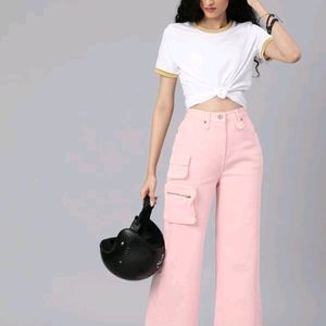 Roadster pink Jeans Bootcut And Flared Jean