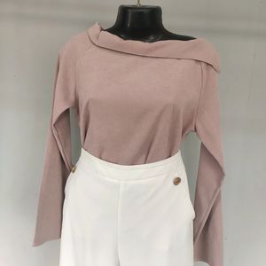 Imported Beige Elegant Tops