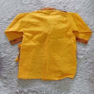 Yellow Kanha  Dress Set (Boys)