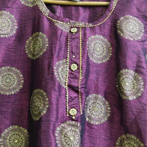 Beautifull Wine Colour Kurta 😍