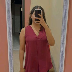 Maroon Top H&M