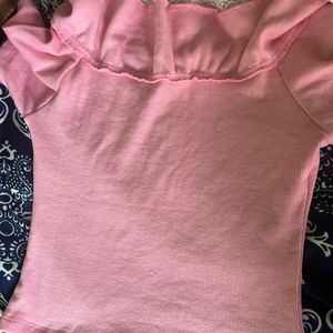 Pink Coquette Top