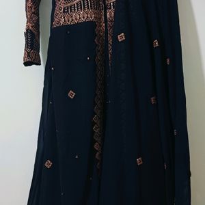 Navy Blue Gown