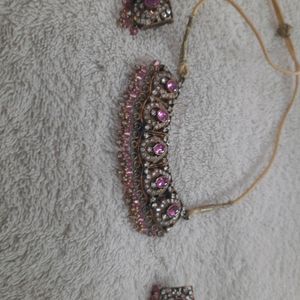 Necklace and earrings