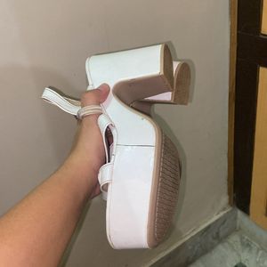 Women White Heel