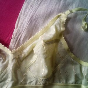 Light Yellow Unused Bra