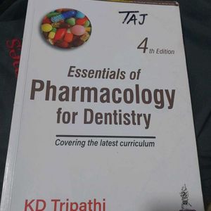 Essentials Of Pharmacology For Dentistry