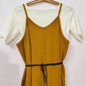 Glacier Yellow Midi Dress