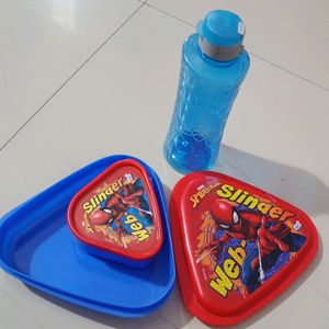 Lunch Box With Water Bottle