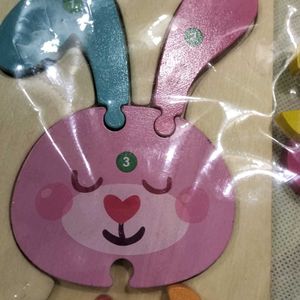 12 Pc Wooden Bunny