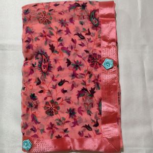 Daily Wear Flower Design Silk Saree