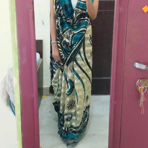 Embellished Stone Work Saree