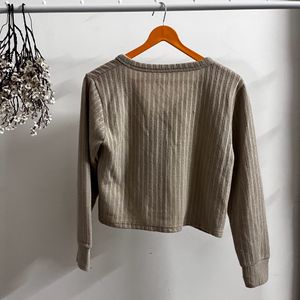 New Thin Acrylic Ribbed Sweater