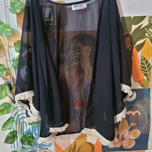 myntra black shrug