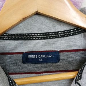 Monte Carlo XL T-shirt ,Horizontal Line Men Tshirt