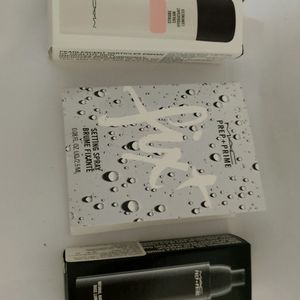 Mac Storbe Cream,Primer, Setting Spray Combo