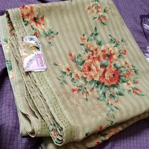 Pista Colour Saree