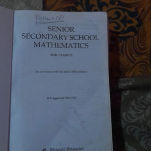 Senior Secondary School Mathematics Class 11