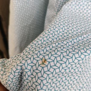 Light Blue Peter England Half Sleeve Shirt For Men