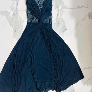 drak graish blue dress