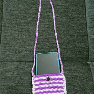 Crochet 🧶 Mobile Bag (Handmade)