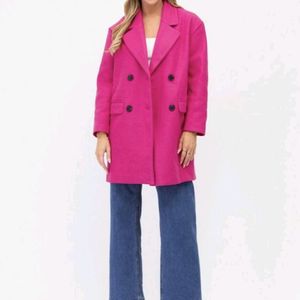 Hot Pink Overcoat/Blazer