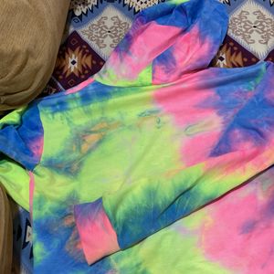 Neon Rainbow Colour Hoodie/loungewear