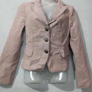 Beautiful Peach Jacket Woolen