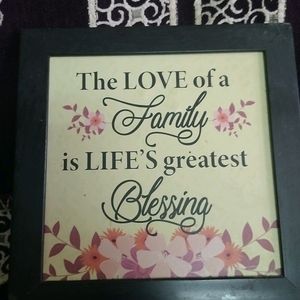 Family Quote Frame