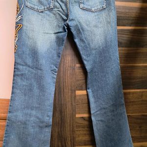 Y2K Embroidery BOOTCUT FLARED JEANS