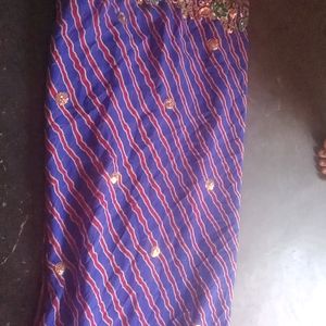 Blue Sequence Saree