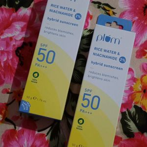 Rice Water & Niacinamide 2% Sunscreen (Pack Of 2)