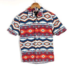 Multicolored Printed Casual Shirts (Men)