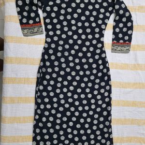 Black Printed Kurti