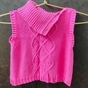 Rose Pink Girl Kid Sweater