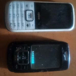 Old Samsung And Spice Phone.