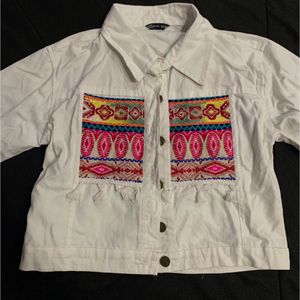 Thrifted White Jacket