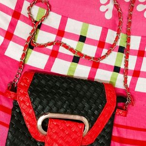 Red + Black Bag