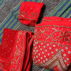 Bridal Lehenga Choli With Dupatta Set