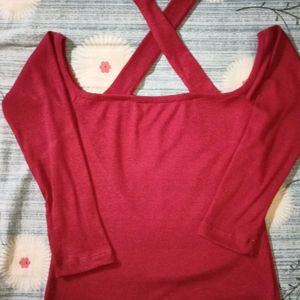 Maroon Top