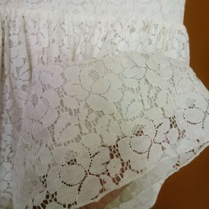 Sale!!!! Off White Net Mini Dress