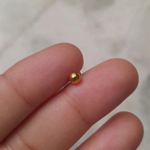 Beautiful New 22crt Gold Dimond Cut Nosepin