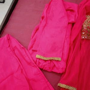 Anarkali With Skurt And Dupatta