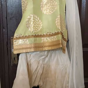 Suit With Salwar And Sharara